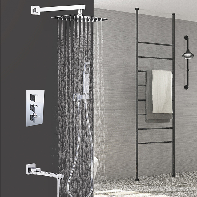 Three function constant temperature shower set