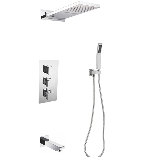 Three function constant temperature shower set