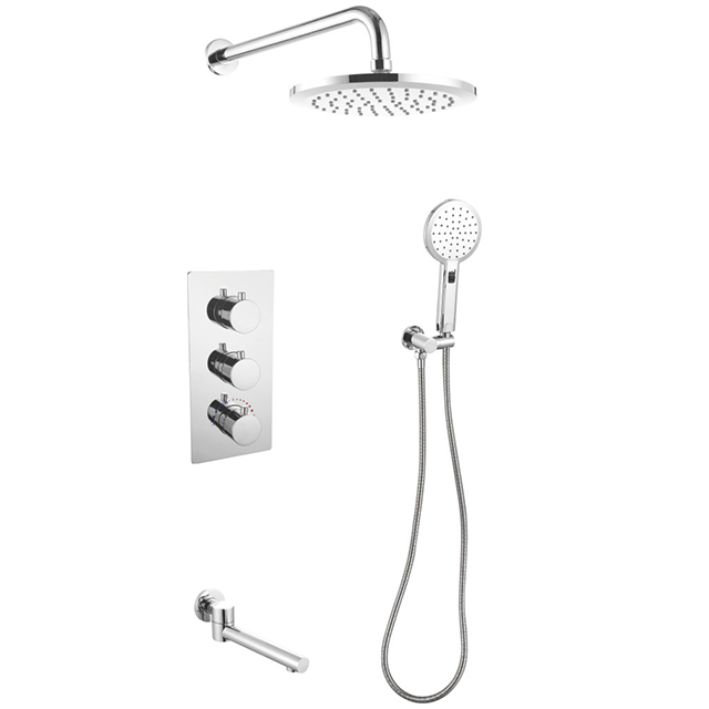 Three function constant temperature shower set