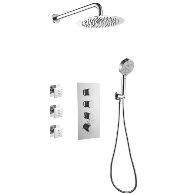 Three function constant temperature shower set