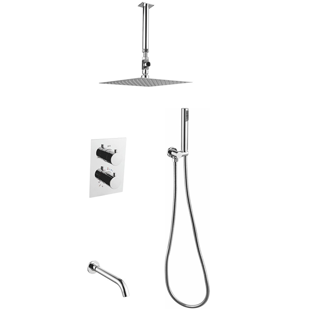 Three function constant temperature shower set