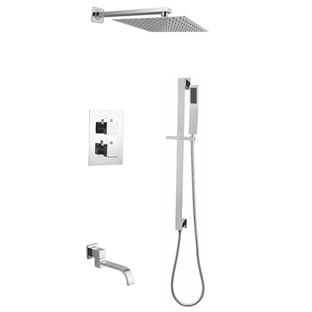 Three function constant temperature shower set