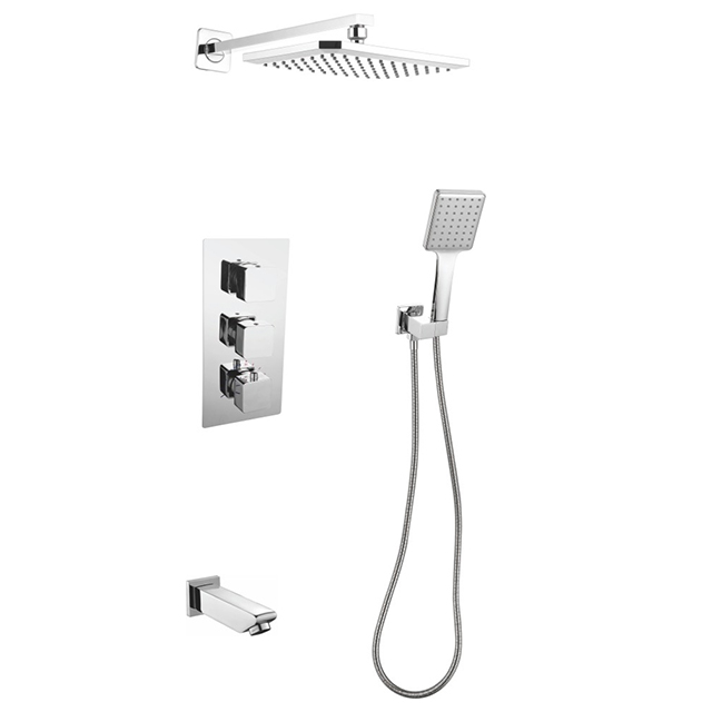 Three function constant temperature shower set