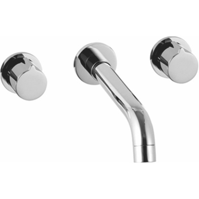 Wall 3PC Bathroom basin faucet