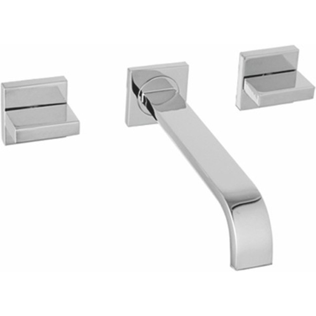 Wall 3PC Bathroom basin faucet