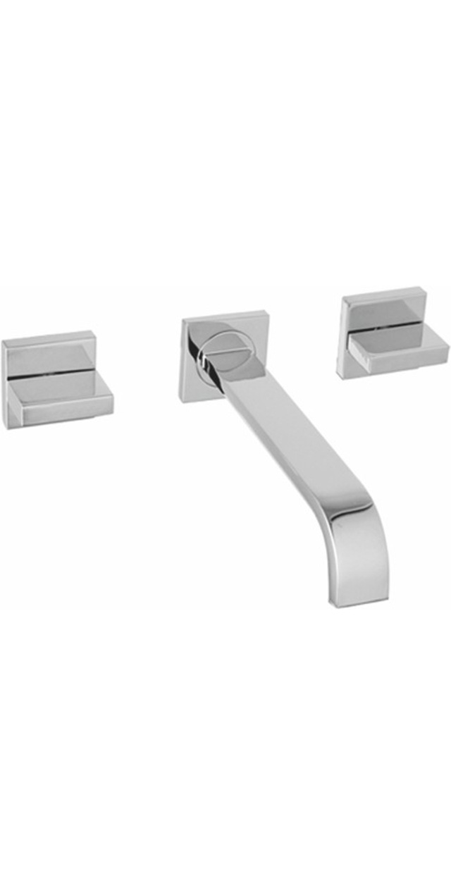 Wall 3PC Bathroom basin faucet